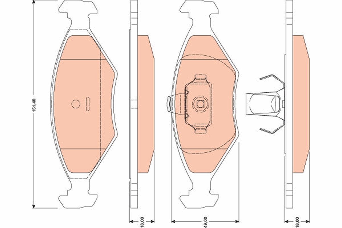 TRW GDB1751 Kit de...