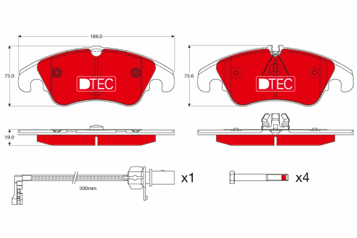 TRW GDB1768DTE DTEC COTEC...