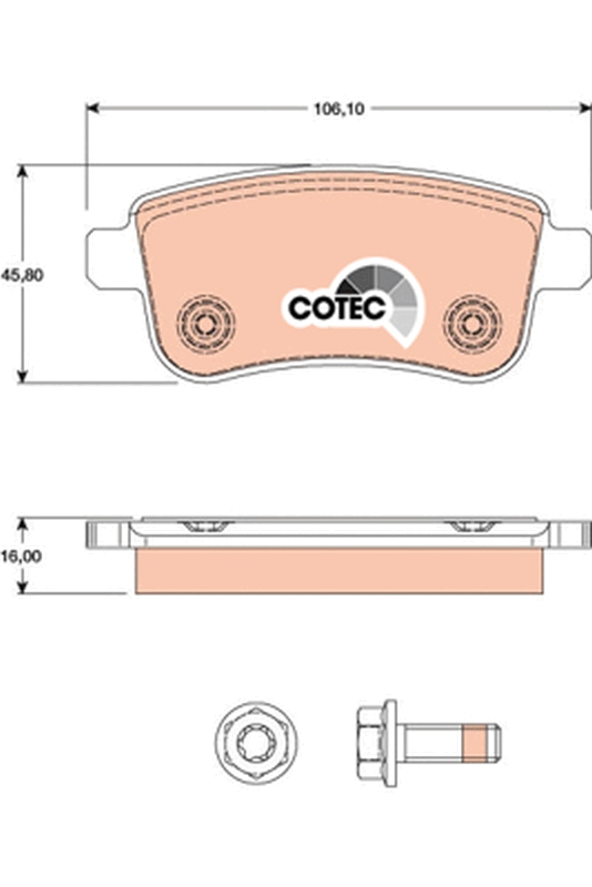 TRW GDB1791 COTEC set...