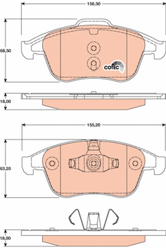 TRW GDB1808 COTEC set...