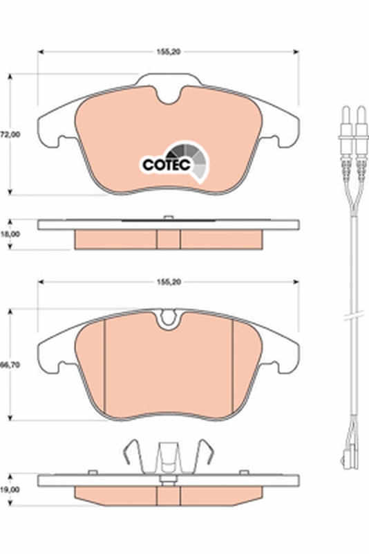 TRW GDB1818 COTEC set...