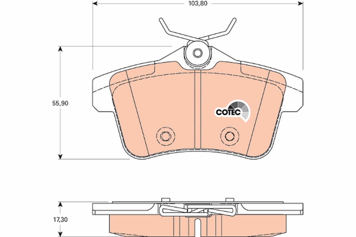 TRW GDB1828 COTEC Kit...