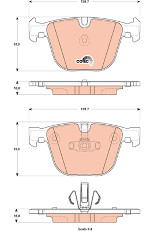 TRW GDB1857 COTEC set...