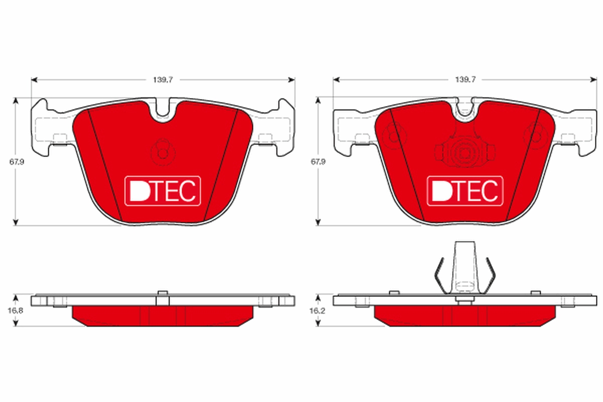 TRW GDB1892DTE DTEC COTEC...