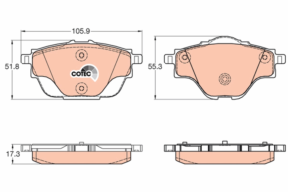 TRW GDB2034 COTEC set...