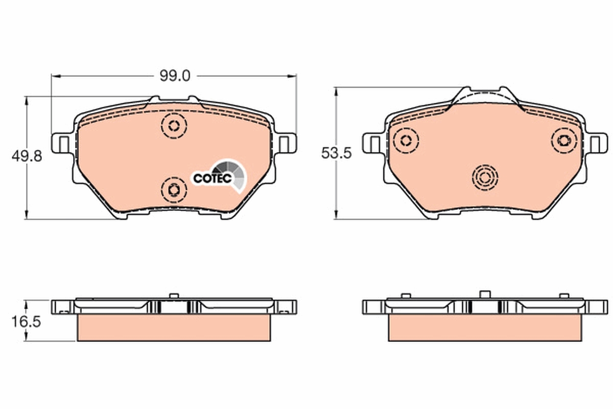 TRW GDB2036 COTEC Kit...