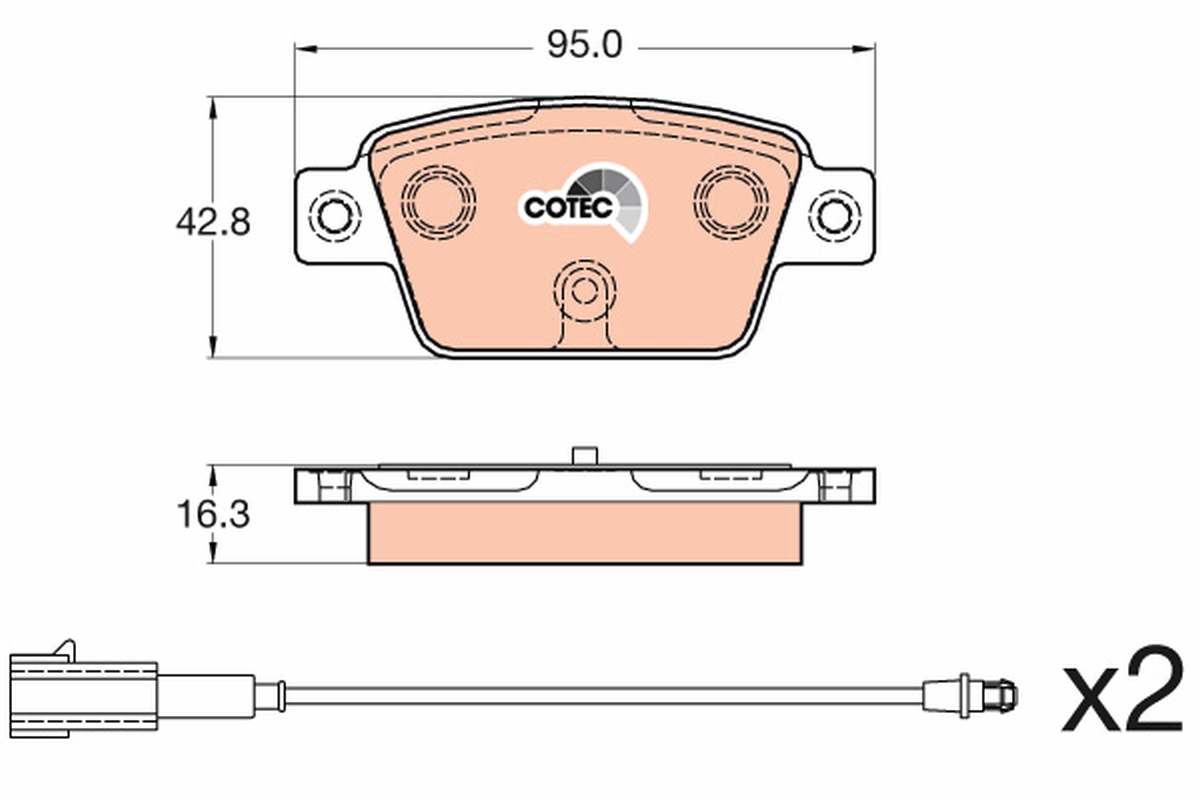 TRW GDB2054 COTEC set...