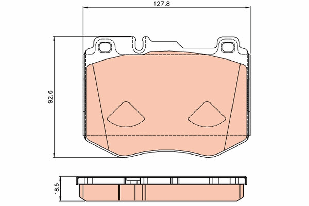 TRW GDB2081 set placute...