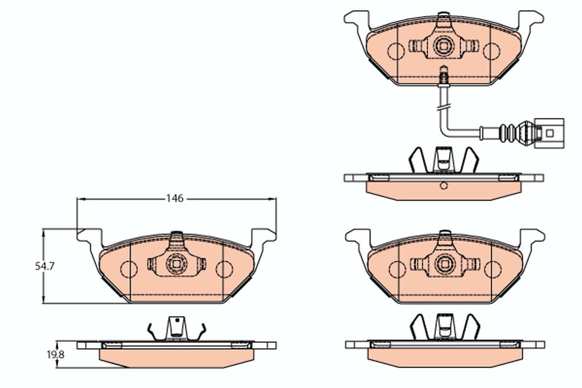 TRW GDB2108 COTEC set...