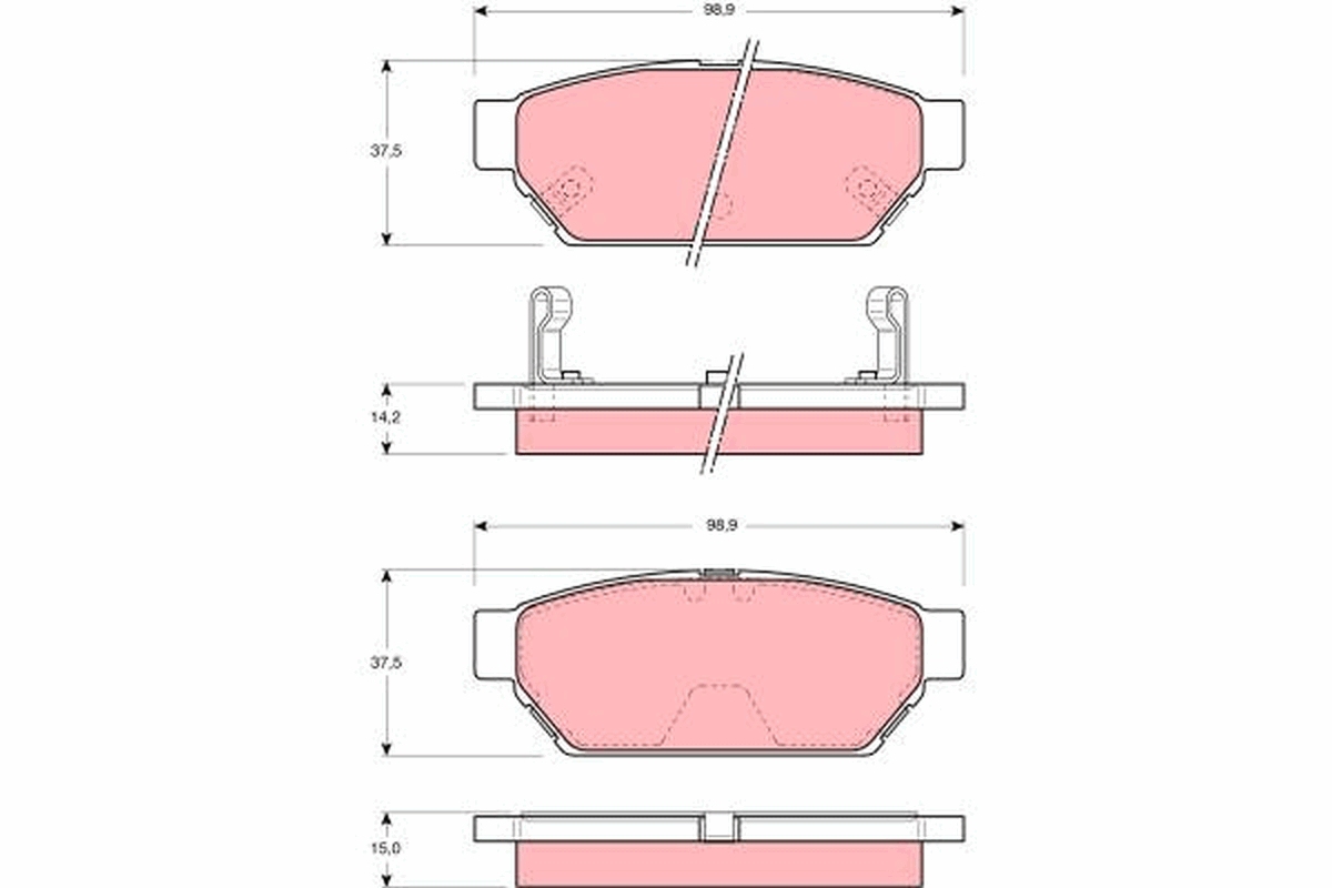 TRW GDB3045 комплект...