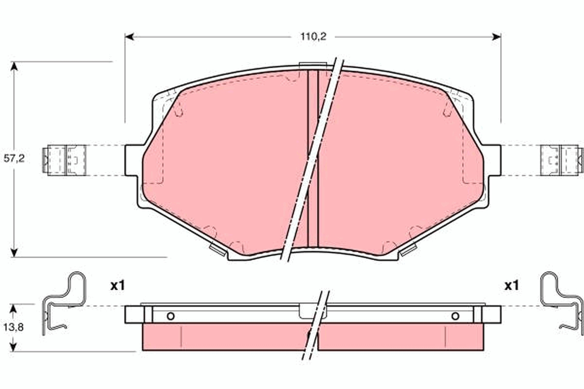 TRW GDB3103 комплект...