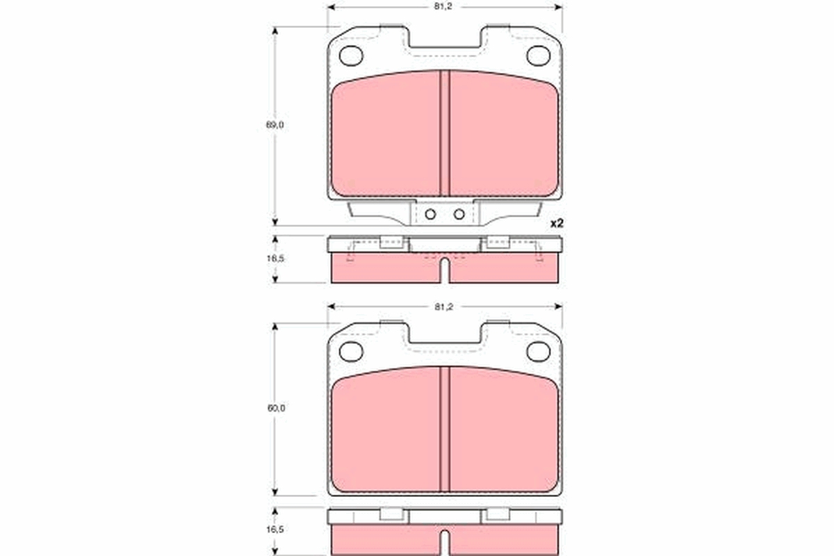 TRW GDB3104 комплект...