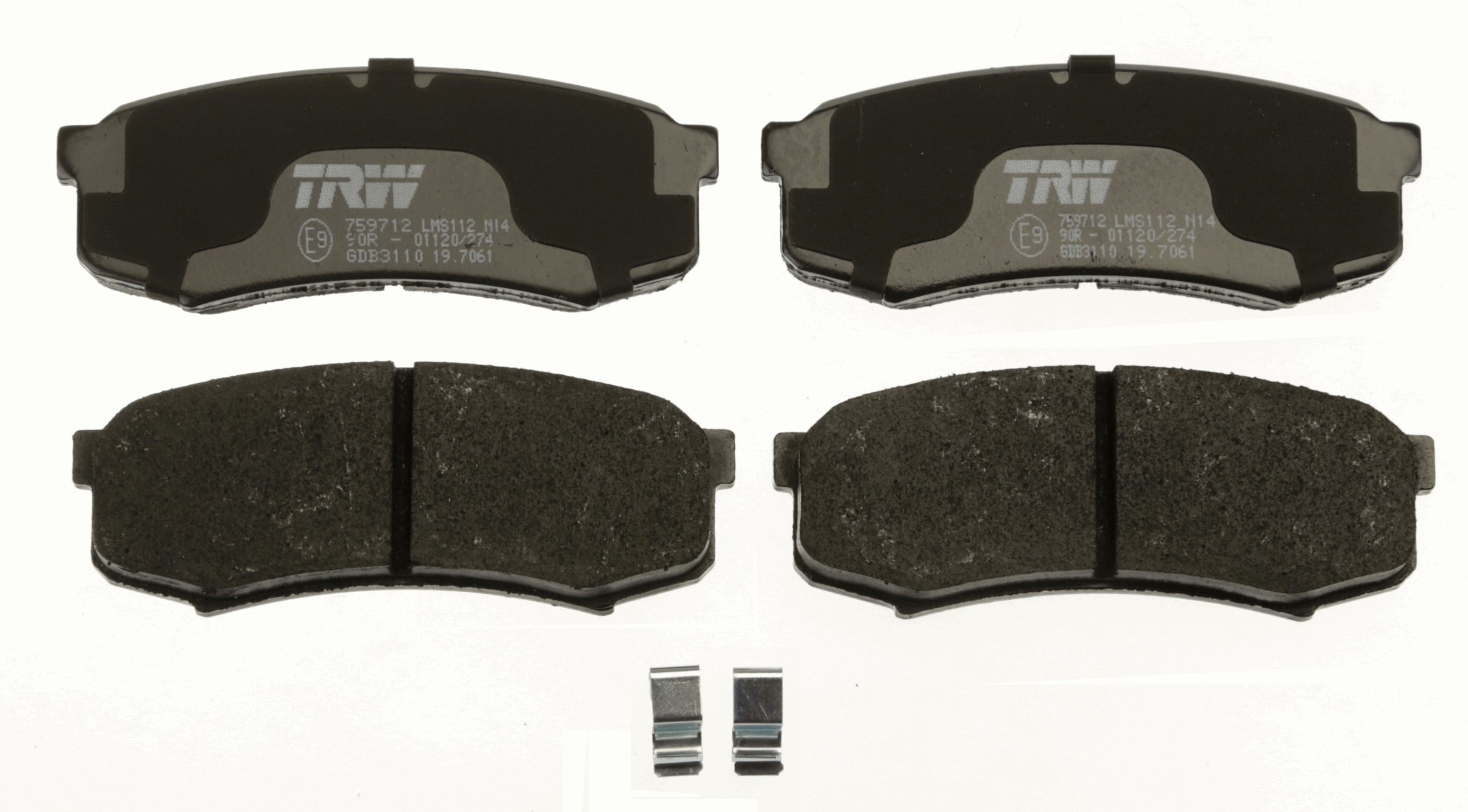 TRW GDB3110 COTEC Bremsekloss sett