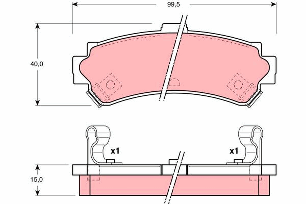 TRW GDB3115 комплект...