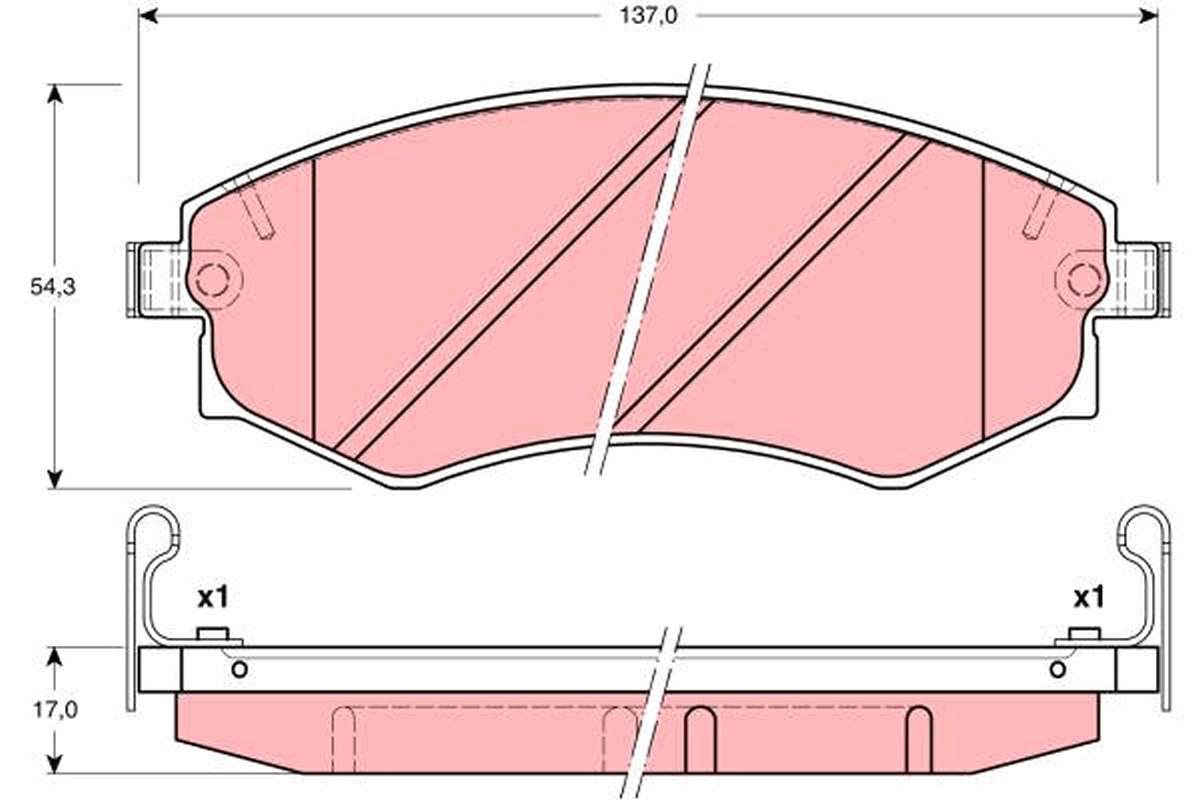 TRW GDB3169 комплект...