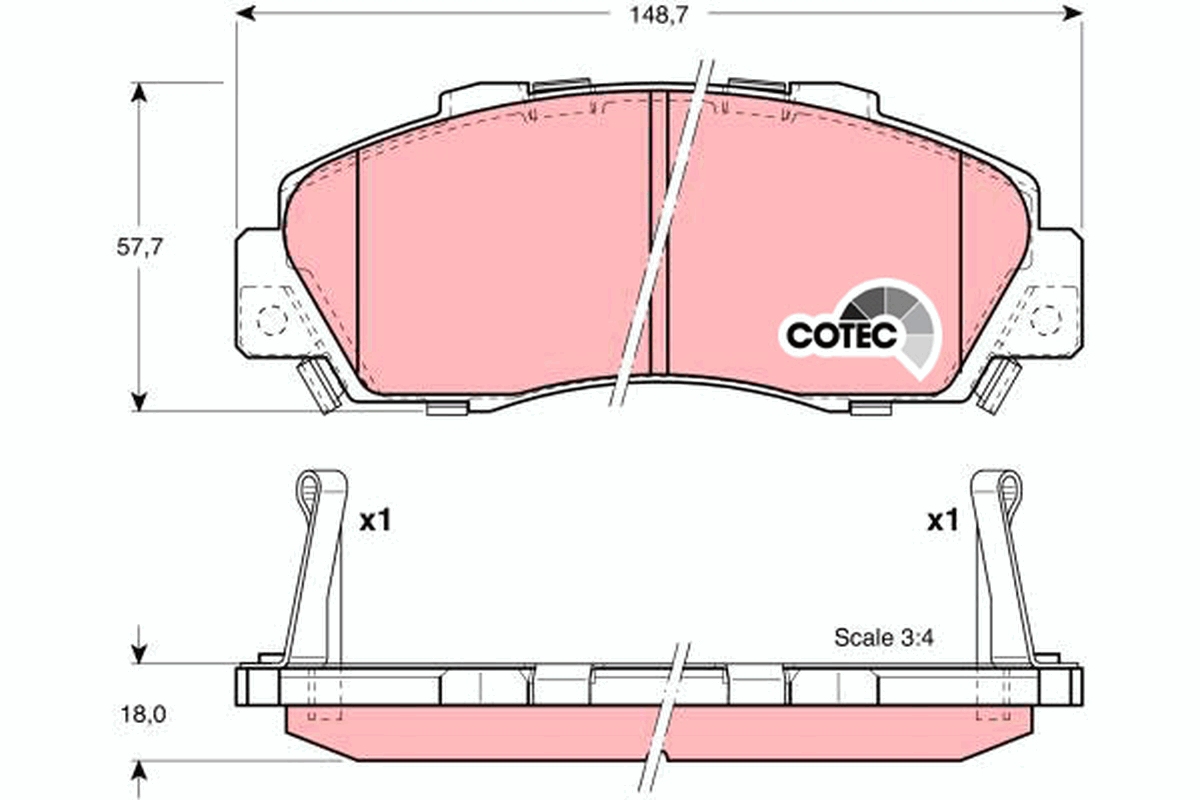 TRW GDB3177 COTEC set...