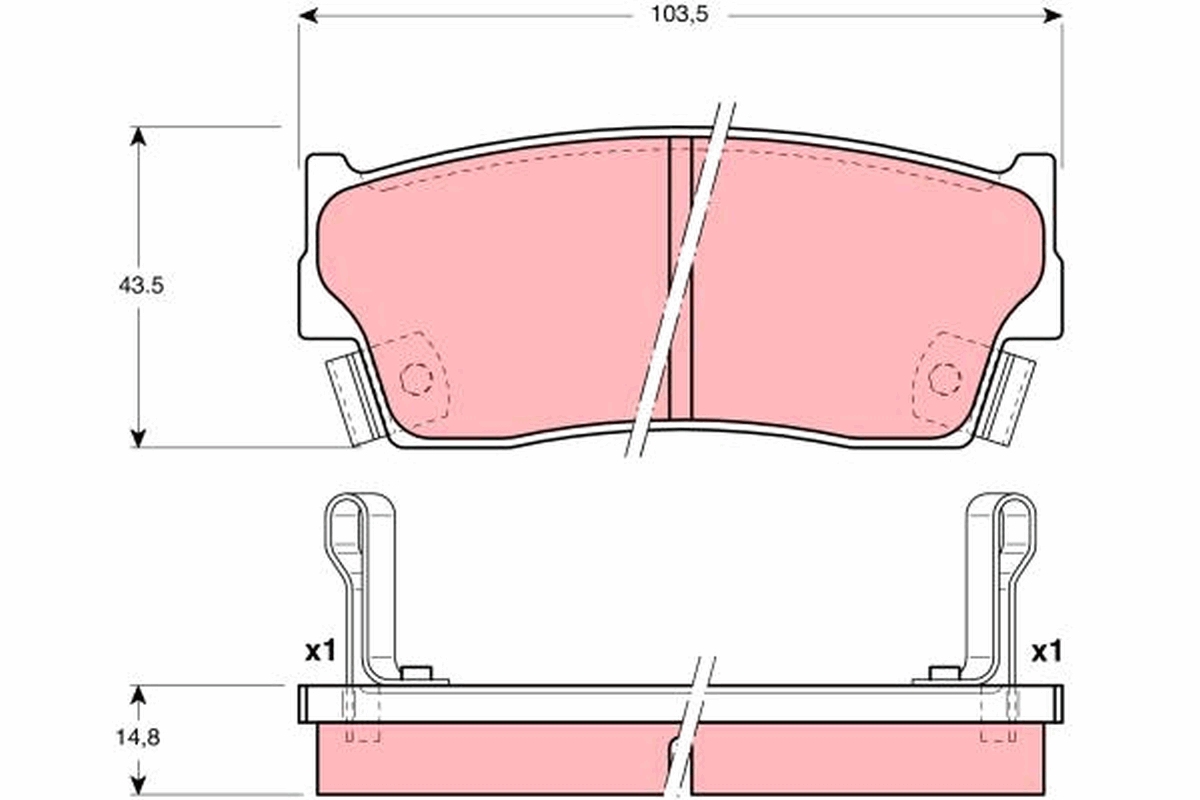 TRW GDB3183 комплект...