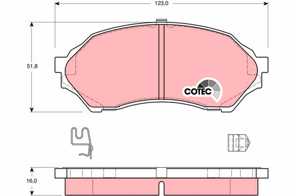 TRW GDB3193 COTEC комплект...