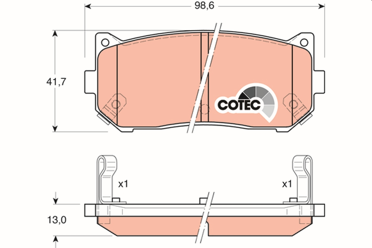 TRW GDB3203 COTEC комплект...