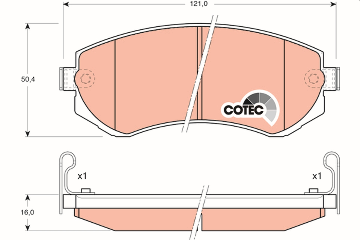 TRW GDB3208 COTEC set...