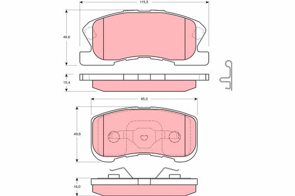 TRW GDB3220 комплект...