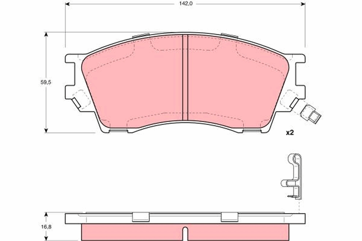 TRW GDB3230 комплект...