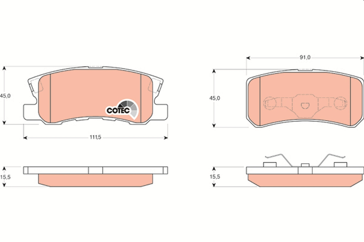 TRW GDB3247 COTEC set...