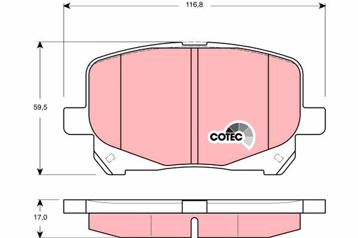 TRW GDB3248 COTEC комплект...