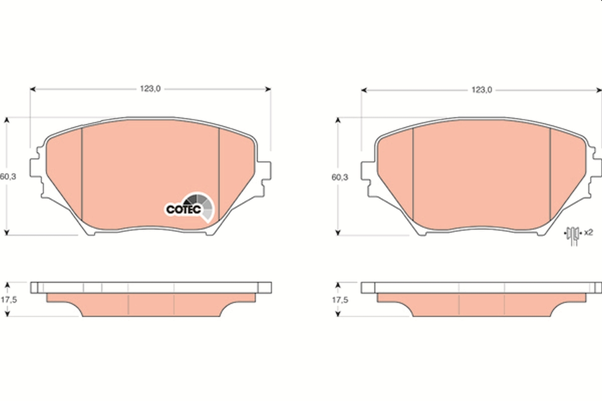 TRW GDB3251 COTEC set...