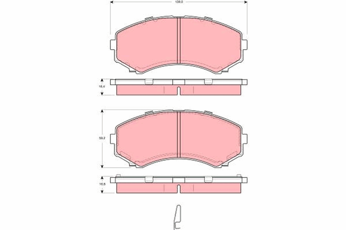 TRW GDB3254 Kit de...