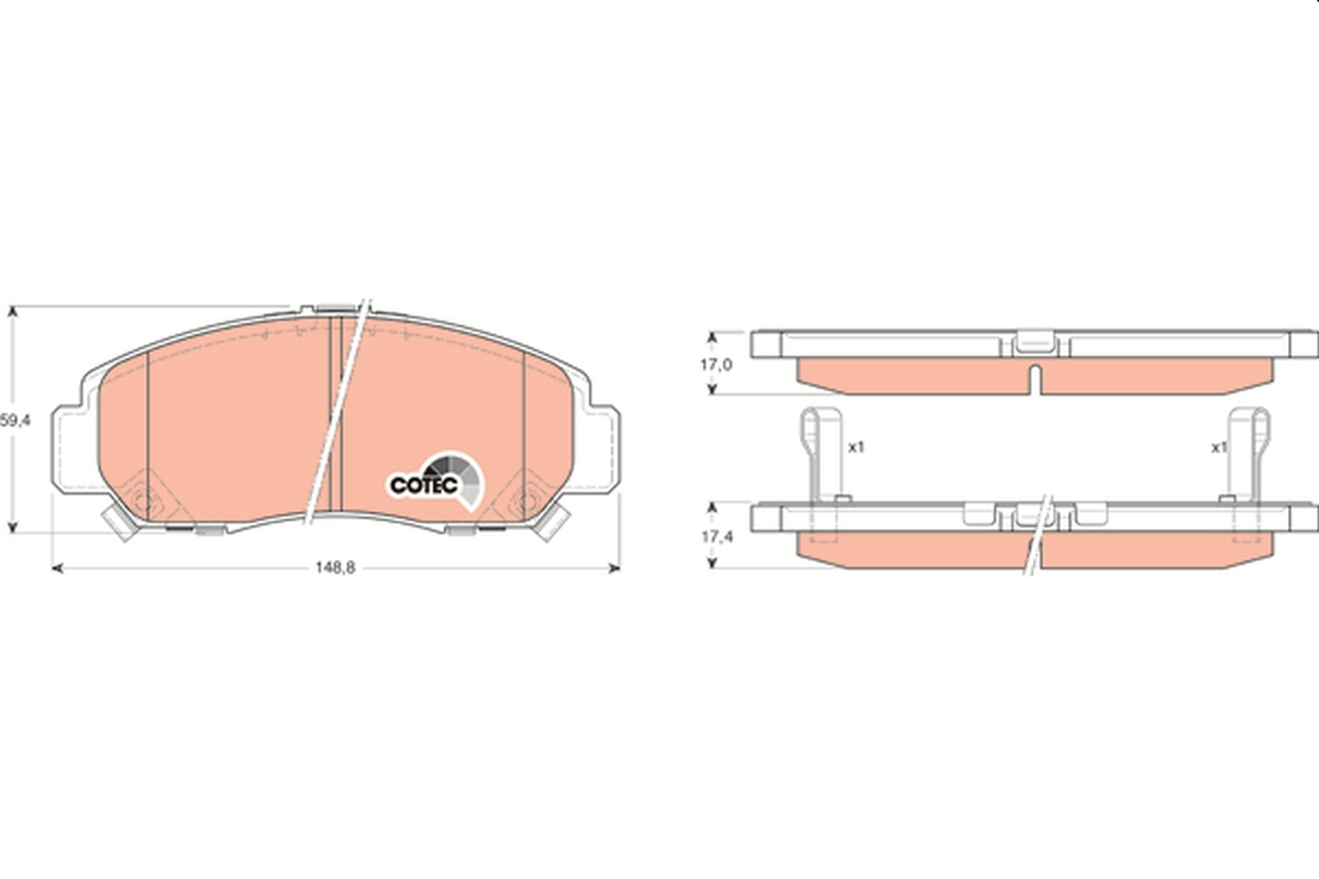 TRW GDB3268 COTEC Kit...