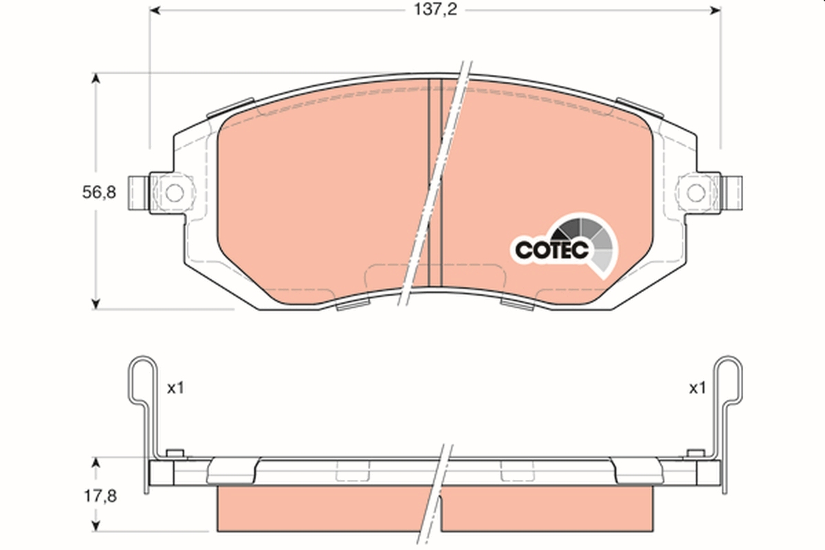 TRW GDB3328 COTEC Kit...