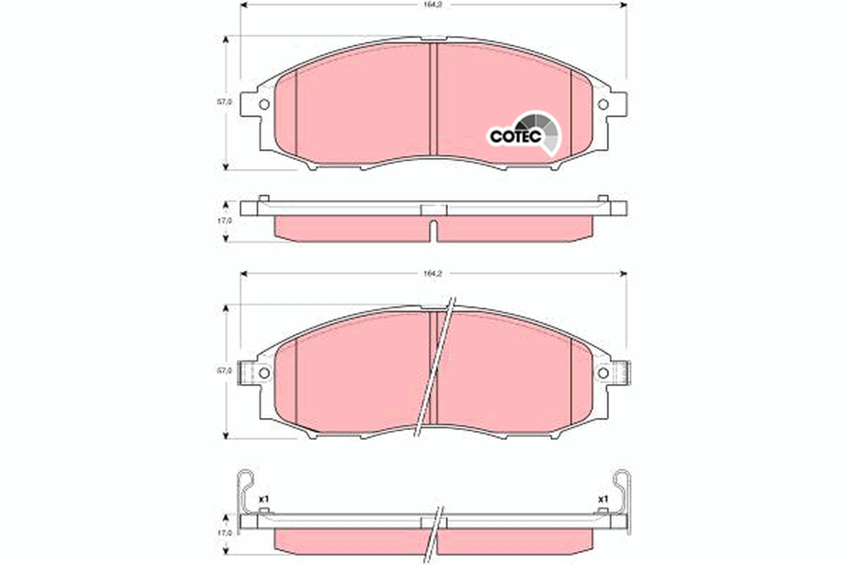 TRW GDB3340 COTEC set...