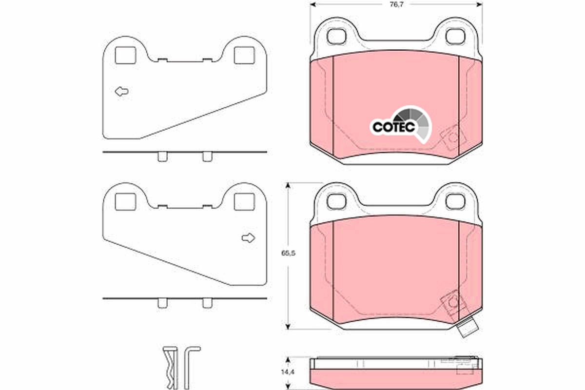 TRW GDB3350 COTEC комплект...