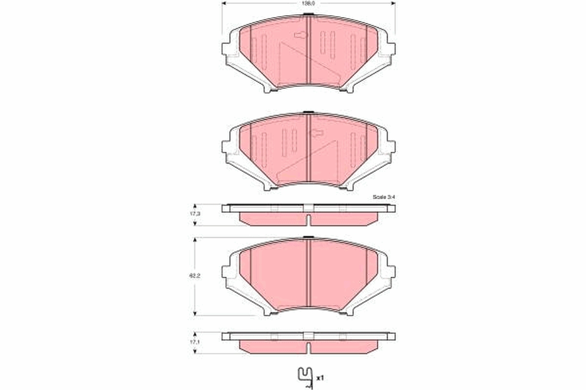 TRW GDB3356 комплект...