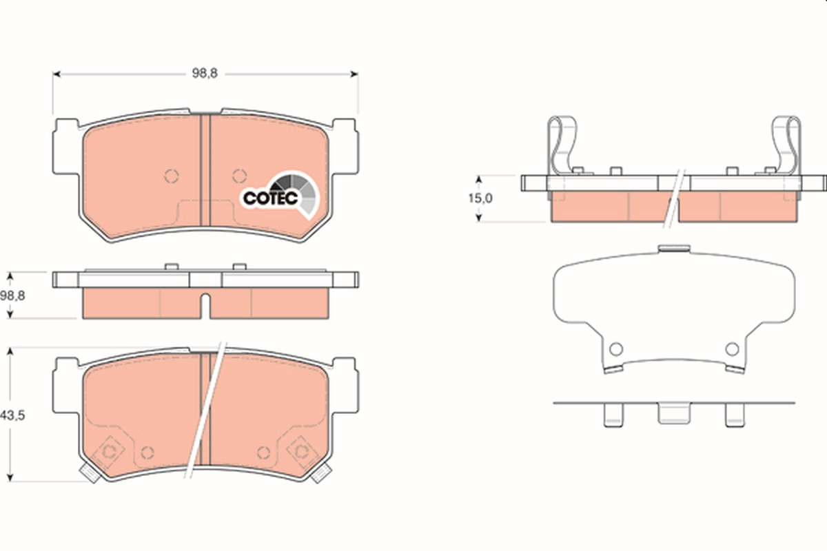 TRW GDB3366 COTEC set...