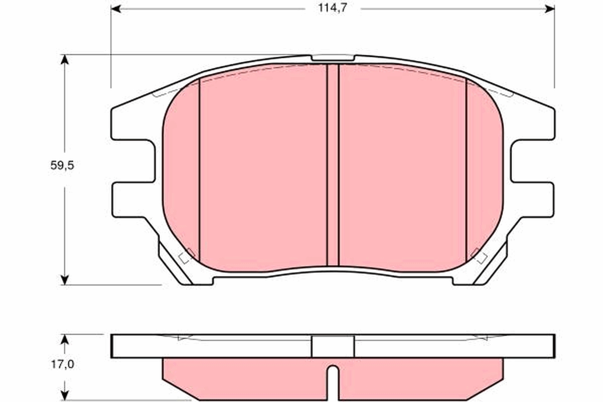 TRW GDB3379 комплект...