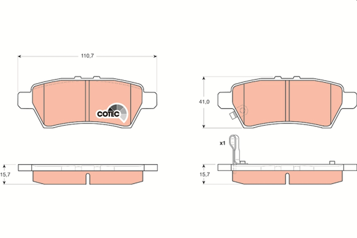 TRW GDB3405 COTEC set...