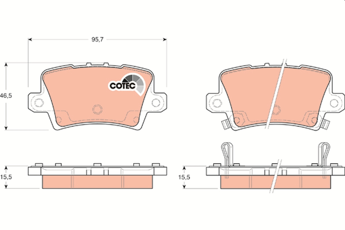 TRW GDB3408 COTEC set...