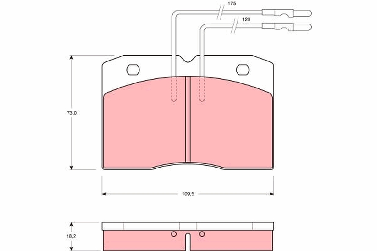 TRW GDB343 комплект...