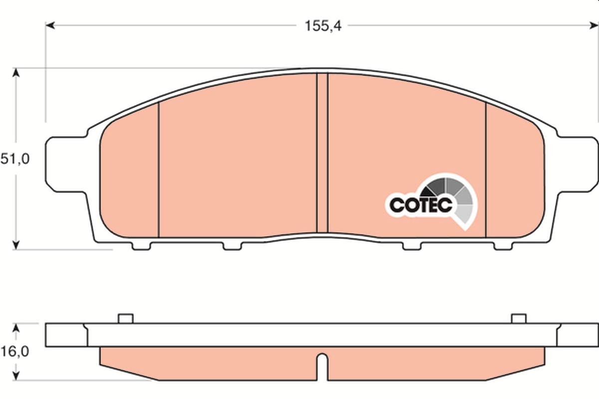 TRW GDB3435 COTEC set...