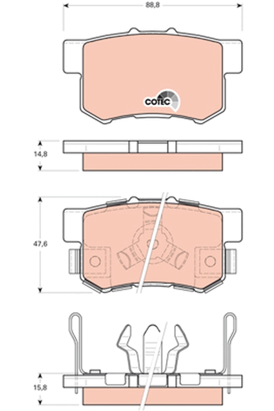 TRW GDB3438 COTEC set...