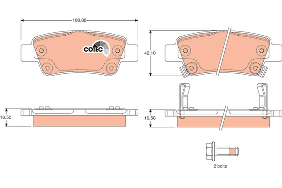 TRW GDB3446 COTEC Kit...