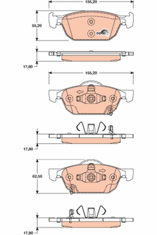 TRW GDB3476 COTEC set...