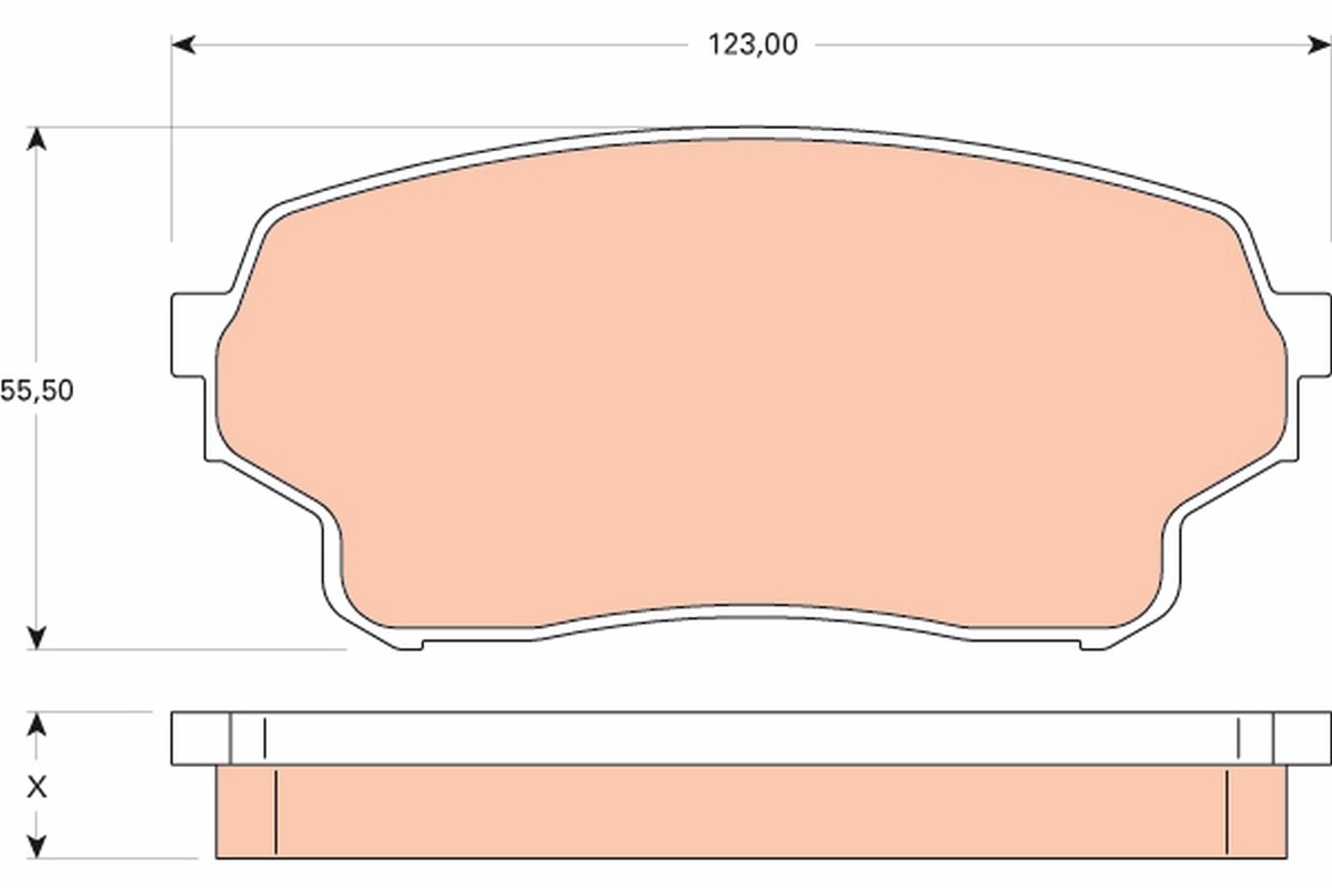 TRW GDB3490 комплект...