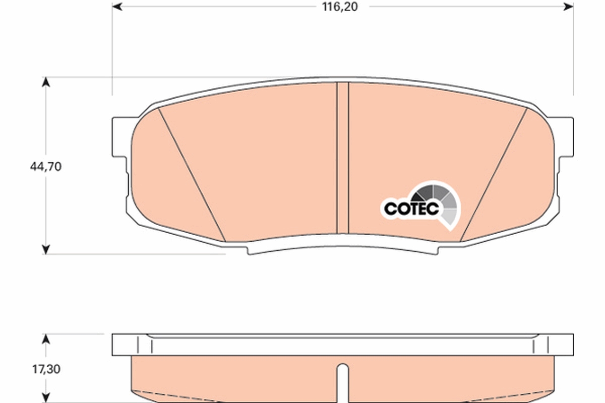 TRW GDB3491 COTEC set...