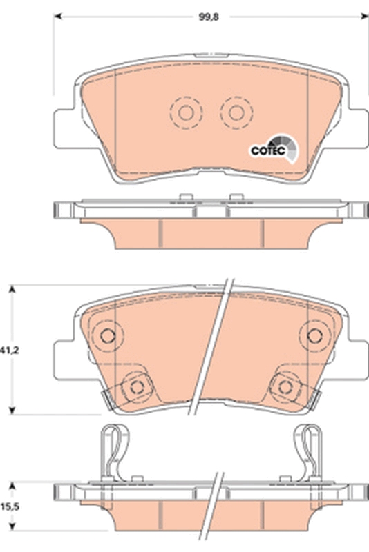 TRW GDB3494 COTEC set...