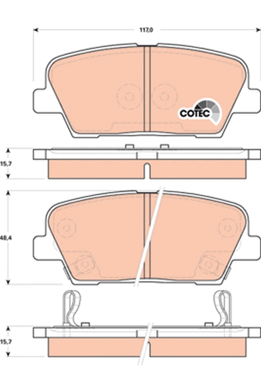 TRW GDB3499 COTEC set...