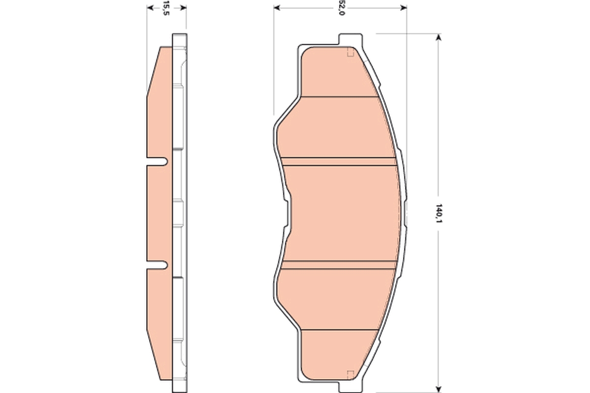 TRW GDB3500 комплект...