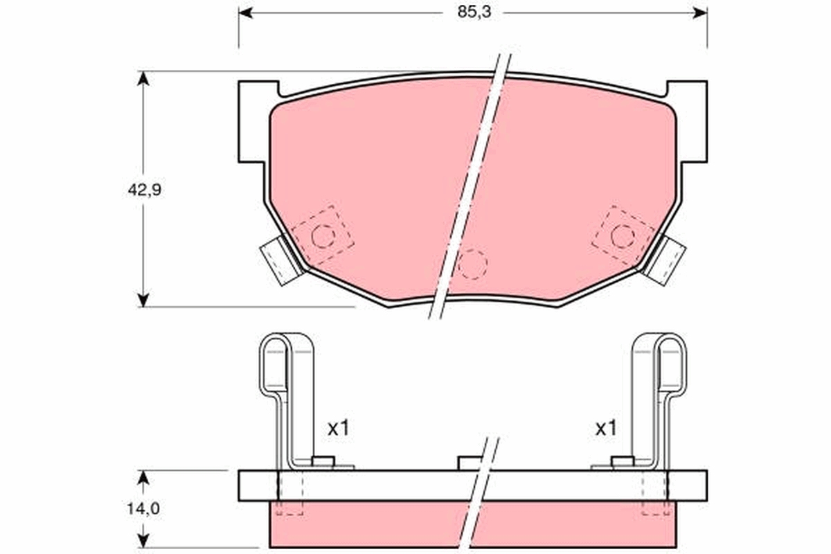 TRW GDB368 комплект...